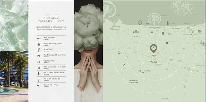 Binghatti SkyTerraces Location View